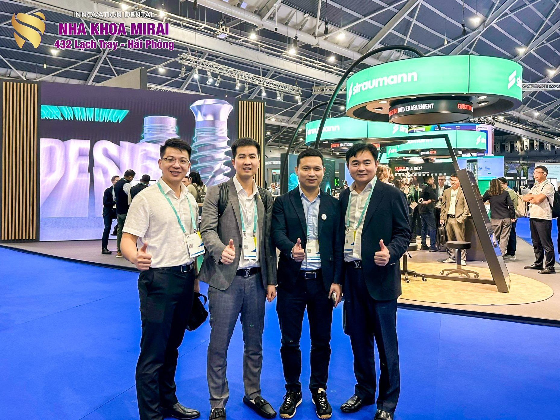 Bác sĩ Chử Minh Toàn cùng các BS Hải Phòng tham dự hội nghị ITI thế giới 